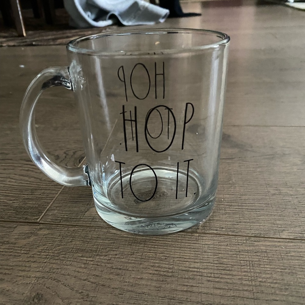 Easter Rae Dunn  “Hop to it.” Mug